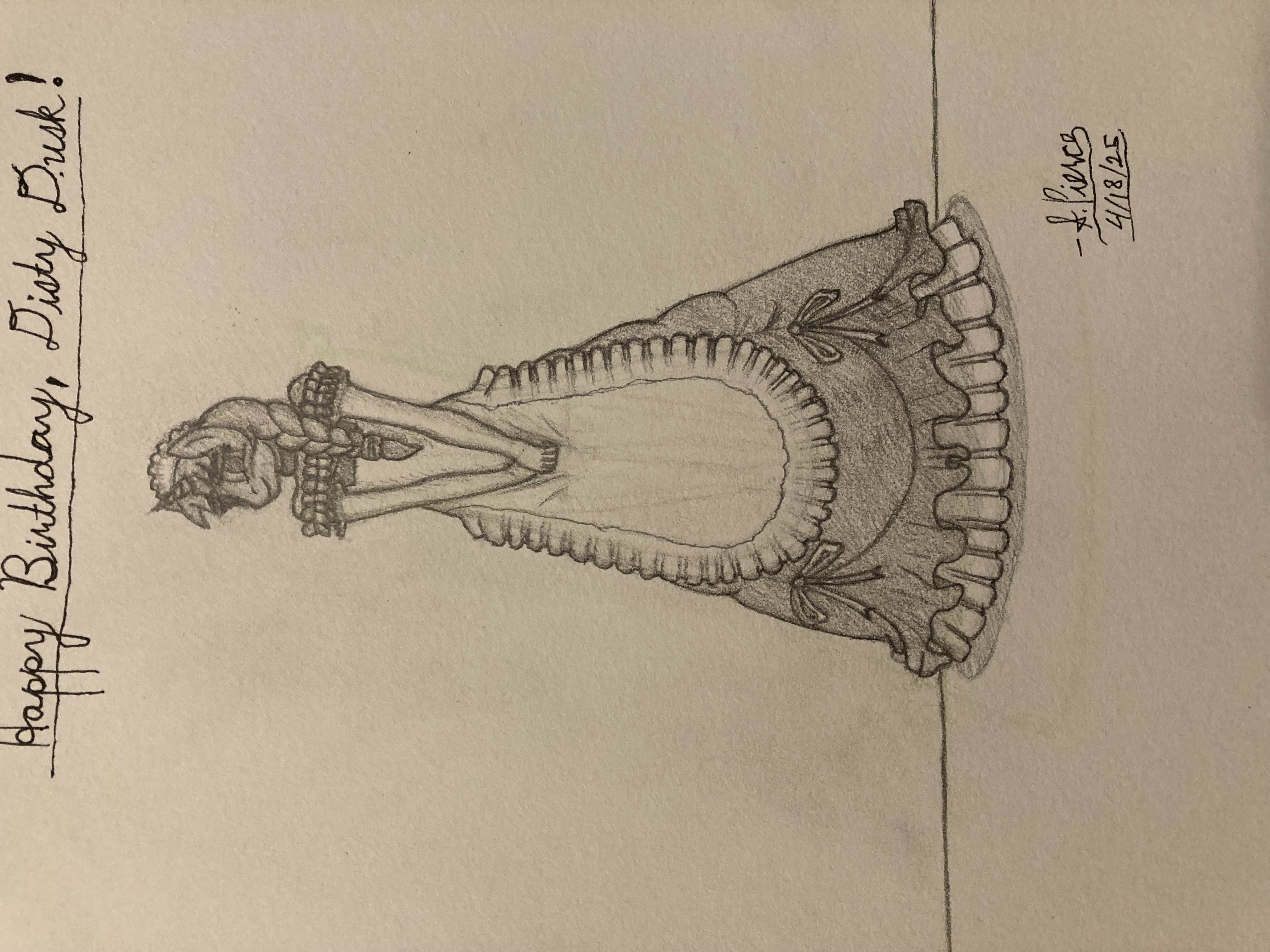 Free Birthday Gift Art for Discord User Disty Dusk